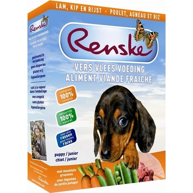 Maaltijdzakken Renske Puppy Lamb & Chicken (10 stuks) 10 x 395 g