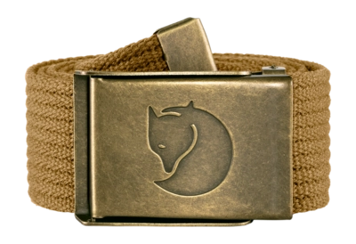 Riem Fjällräven Unisex Canvas Brass Belt Buckwheat Brown