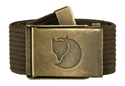 Riem Fjällräven Unisex Canvas Brass Belt Dark Olive