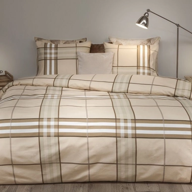 Dekbedovertrek Refined Rock Taupe Flanel