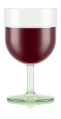 Rode Wijnglas Bodum Oktett Kunststof Pistache 250 ml (Set van 4)