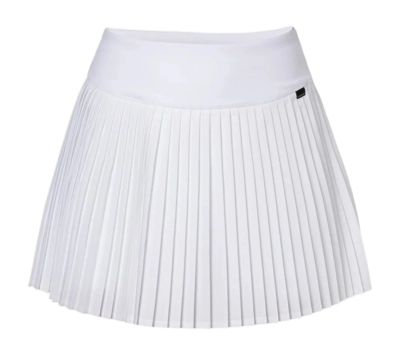 Rok Goldbergh Women Plissé White Regular Fit