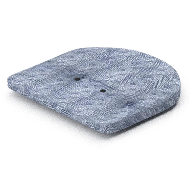 Zitkussen Hartman Cavo Blue Rond (46 x 45 cm)