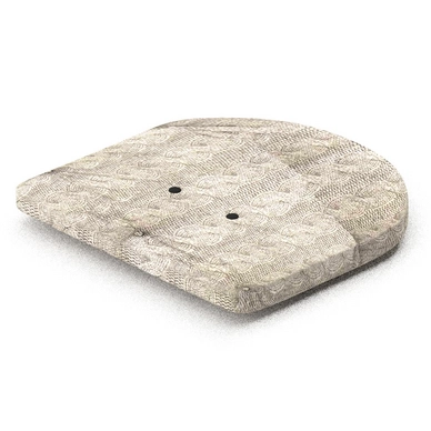 Zitkussen Hartman Cavo Grey Rond (46 x 45 cm)