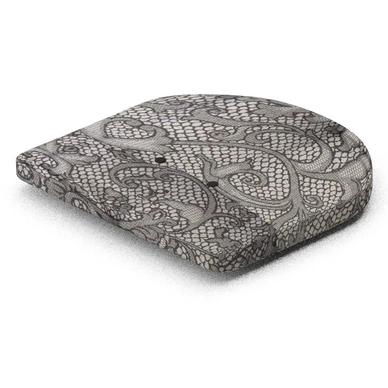 Zitkussen Hartman Venice Grey Rond (46 x 45 cm)