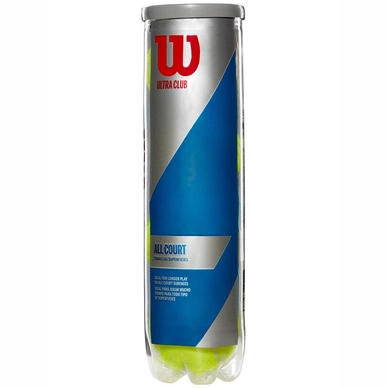 Wilson Prime All Court - Balles De Tennis Toutes Surfaces - Boîte De 3 Balles - Qualité Professionnelle