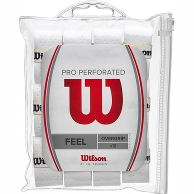 Overgrip Wilson Pro Perforated White (12-pack)