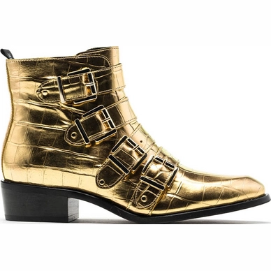 Rehab Women Ruby Croco Metallic Gold