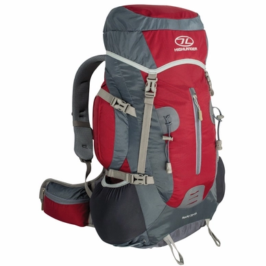 Backpack Highlander Rocky 35 + 5 Red Grey