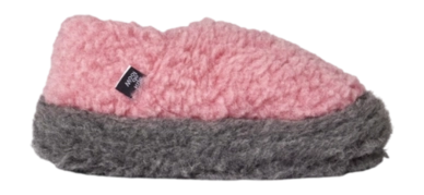 Pantoffel Rue de Wool Unisex The Nordic V2 Flamingo Pink Iron grey