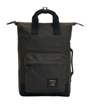Rugzak Barbour Unisex Field Wax Backpack Olive Black