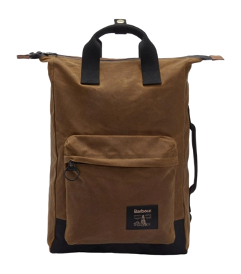 Rugzak Barbour Unisex Field Wax Backpack Tan Black