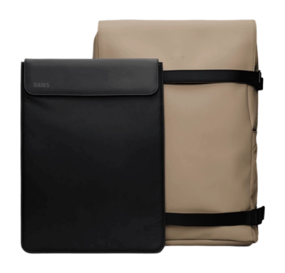 Rucksack RAINS Unisex OTG Backpack W3 Beige | Outdoorsupply.co.uk