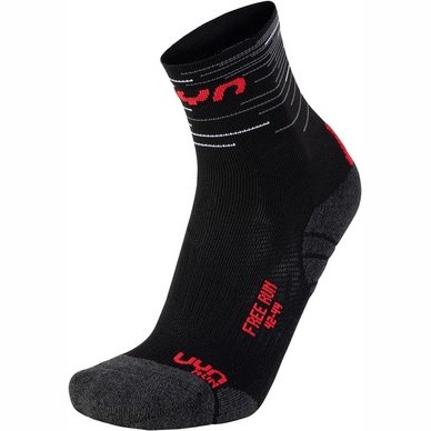 Socks Uyn Women Free Run Black Red