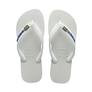 Flip Flops Havaianas Brasil Logo Weiß