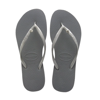 Tongs Havaianas Slim Crystal Glamour Gris/Argent