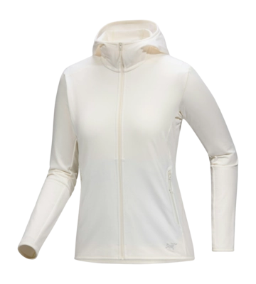 Sweatjacke Arc'teryx Kyanite LT Hoody Damen Arctic Silk