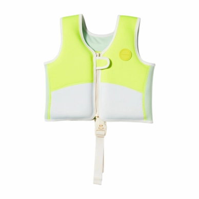 Kinderschwimmweste Sunnylife Shark Tribe Neon Citrus (1-2 Jahre)