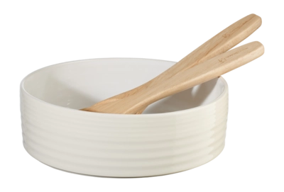 Saladeschaal ASA Selection Re:Glaze Sparkling White 25 cm