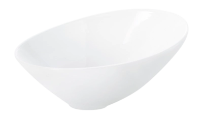 Saladeschaal ASA Selection Vongole Bowl Asymmetric White 15,5 cm