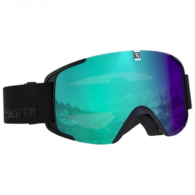 Masque de Ski Salomon Xview Photo Black / All Weather Blue 2019