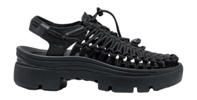 Sandaal Keen Unisex Uneek PLT Black Smooth Leather