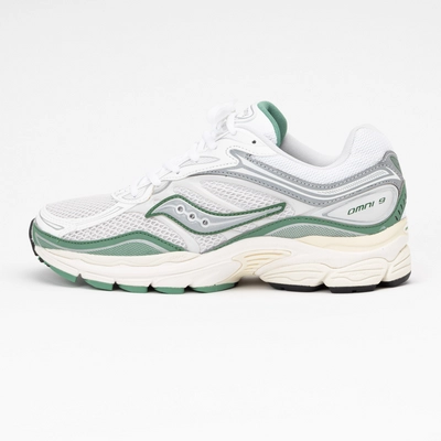 Baskets Saucony Unisexe ProGrid Omni 9 Ivory/Green