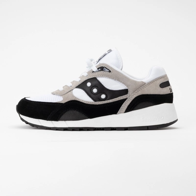 Baskets Saucony Unisexe Shadow 6000 White/Black 2025