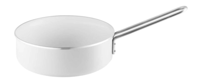 Sauteerpan Eva Trio White Line Ceramique Recycled Aluminium 24 cm