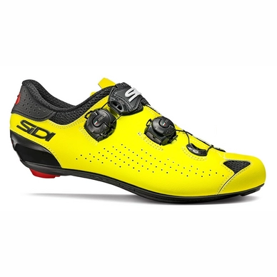 Chaussures de Cyclisme Sidi Men Genius 10 Black Yellow Fluo