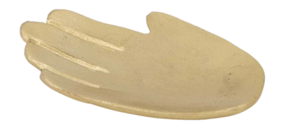Schaaltje Zusss Metaal Hand Goud