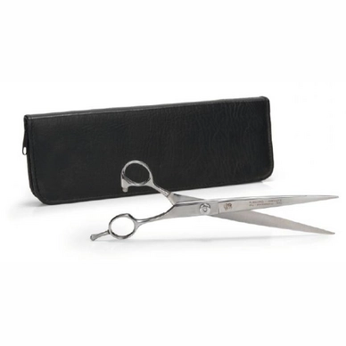 Trimschaar Jean Peau Recht + Lederen Etui 21,6 cm