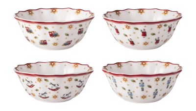 Schalenset Villeroy & Boch Toy's Delight 2025 Jubileum (Set van 4)