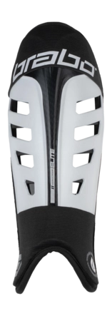 Scheenbeschermer Brabo Elite Shinguard White/Black - S