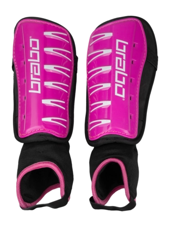 Scheenbeschermer Brabo Force Shin Junior Ankle Sock Pink/Black - XXS