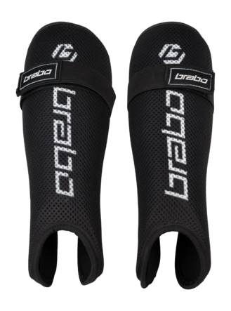 Scheenbeschermer Brabo Tribute Junior Shinguard Black/White - XS