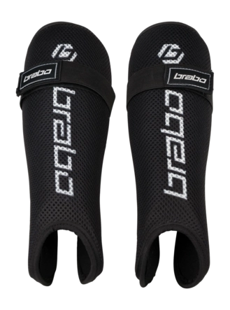 Scheenbeschermer Brabo Tribute Junior Shinguard Black/White - XXXS