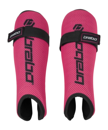 Scheenbeschermer Brabo Tribute Junior Shinguard Pink/Black - XS