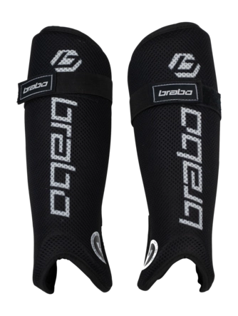 Scheenbeschermer Brabo Tribute Shinguard Black/White - L