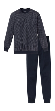 Pyjama Schiesser Men 159620 Dark Blue