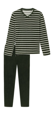 Pyjama Schiesser Men 180278 Dark Green