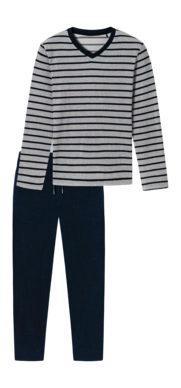 Pyjama Schiesser Men 180278 Grey Melange