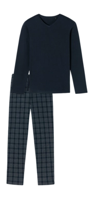 Pyjama Schiesser Men 180271 Nightblue