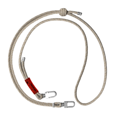Schouderband Topologie Wares Straps 6.0mm Rope Strap Beige Melange