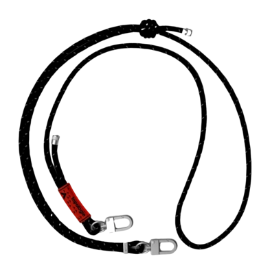 Schouderband Topologie Wares Straps 6.0mm Rope Strap Black Reflective