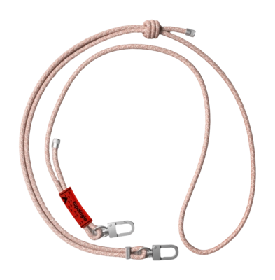 Schouderband Topologie Wares Straps 6.0mm Rope Strap Peach Melange