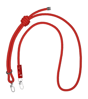 Schouderband Topologie Wares Straps 8.0mm Rope Strap Flash Topologie Red