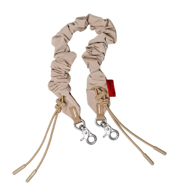 Schouderband Topologie Wares Straps Bungee Wrist Strap Beige Tech Sateen