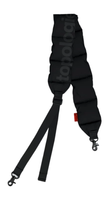 Schouderband Topologie Wares Straps Puffer Strap Black Tech Sateen