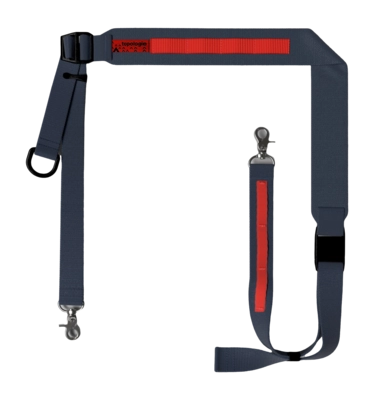 Schouderband Topologie Wares Straps Utility Sling Wide Marine Blue